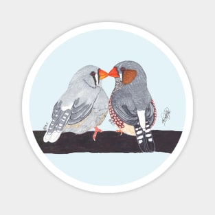 Zebra Finch Magnet